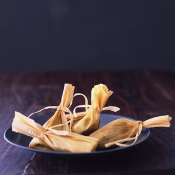 Mixed mushroom tamales