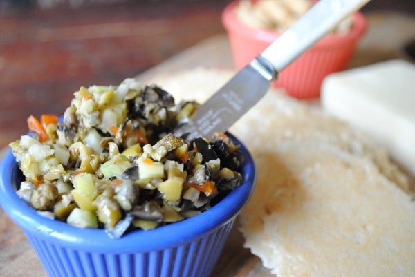 Mixed olive salad
