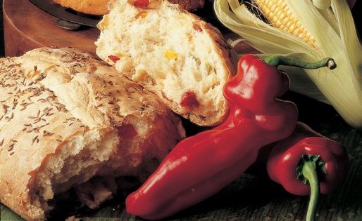 Mixed pepper bread