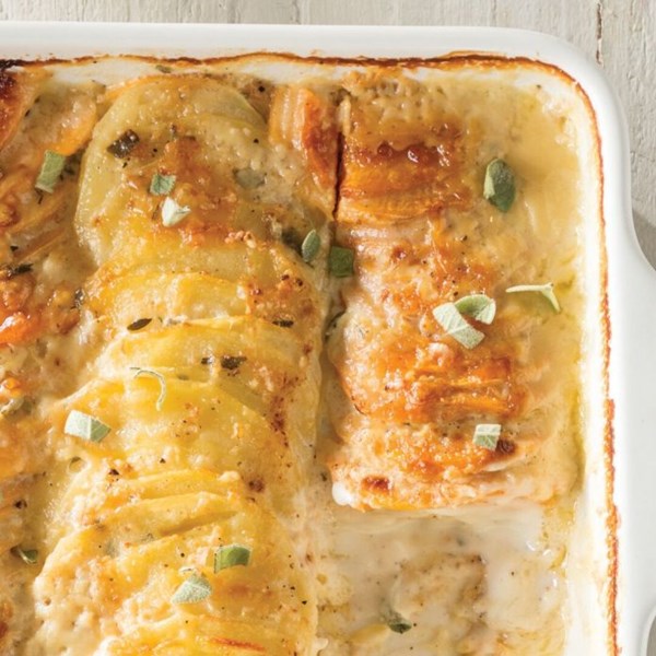 Mixed potato gratin