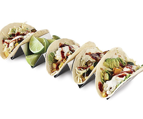 Mixed squash tacos