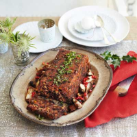 Mixed vegetable & nut roast loaf