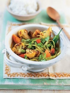 Mixed vegetables with five-spice mix