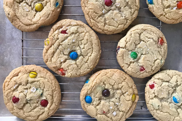 M&M cookies