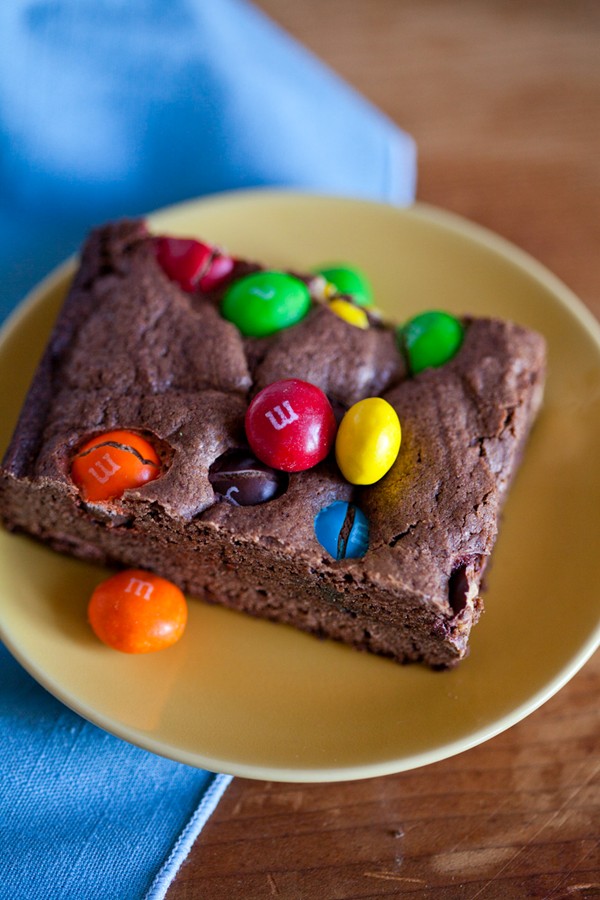 M&M's® peanut butter brownies