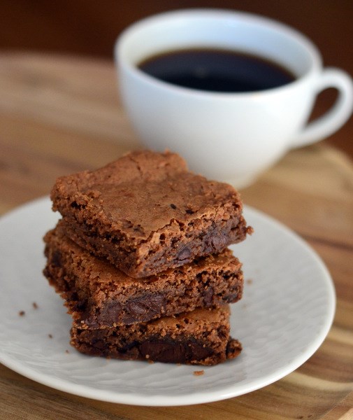 Mocha chip brownies