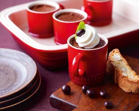 Mocha chocolate creams