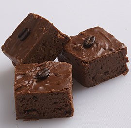 Mocha-chocolate fudge