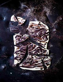 Mocha chocolate slab