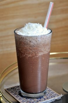 Mocha coconut ice blended