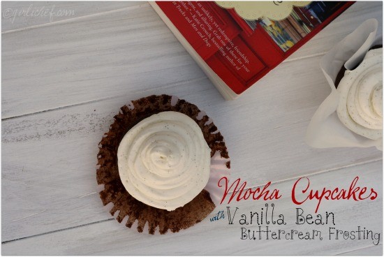 Mocha cupcakes with vanilla bean buttercream frosting