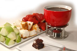 Mocha fudge fondue