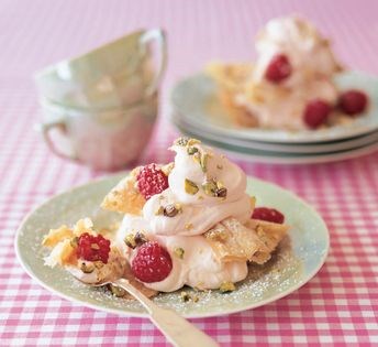 Mocha hazelnut trifle with Kahlúa whipped cream