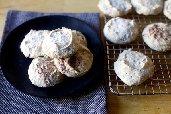 Mocha, hazelnut ugly-but-good  (brutti ma buoni) cookies