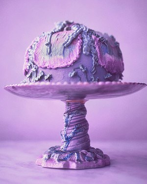 Mocha majolica cake
