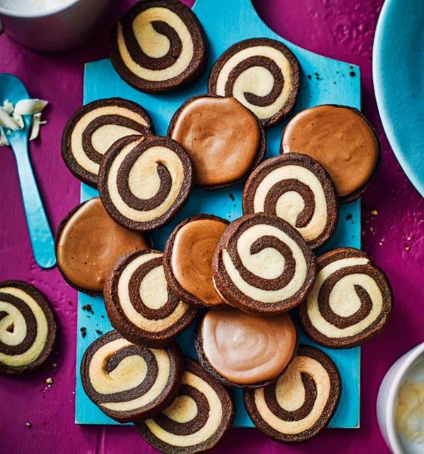 Mocha pinwheels