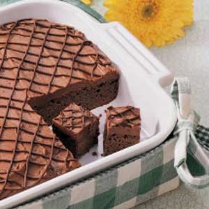 Mocha truffle brownies