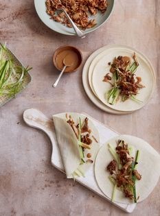 Mock duck wraps