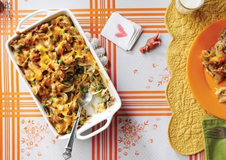 Mock tuna-noodle casserole