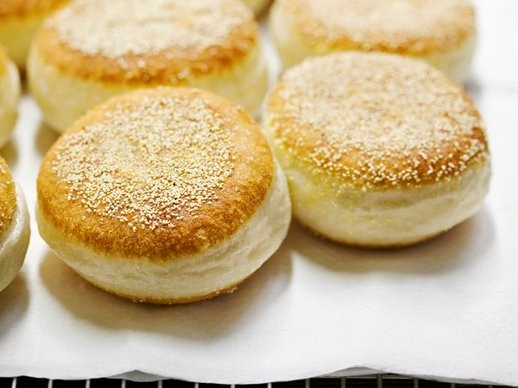 Model Bakery's English muffins (Bake the Book)