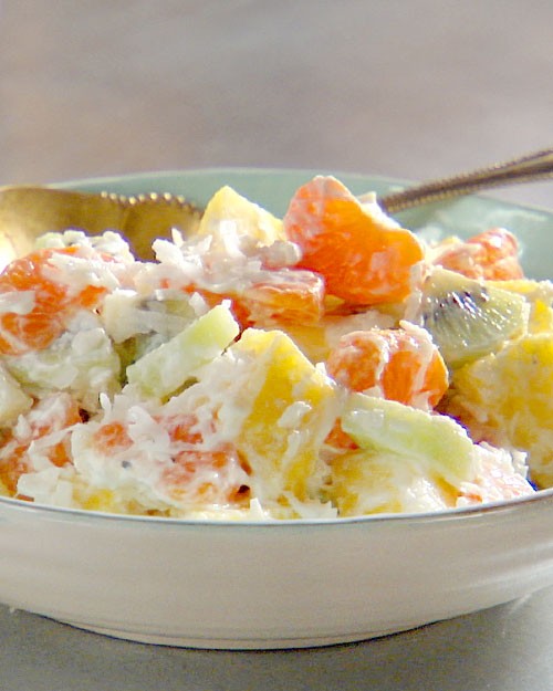 Modern ambrosia fruit salad