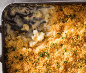Modern cauliflower gratin