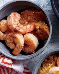 Mofongo with shrimp