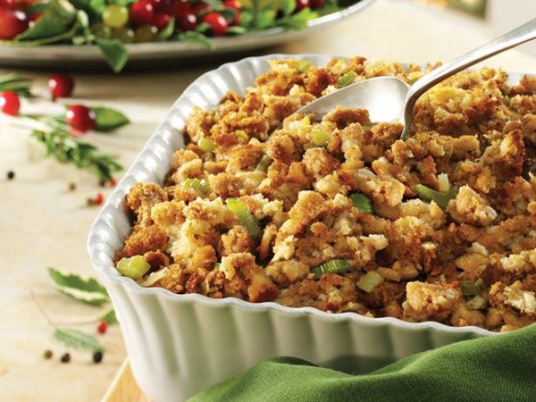 Moist and savory stuffing