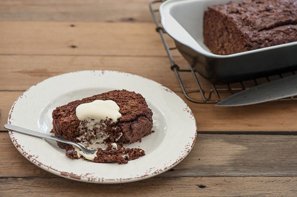 Moist chocolate & zucchini cake