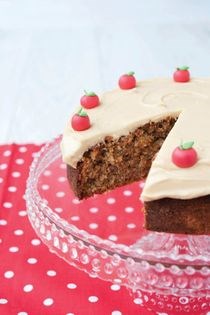 Moist toffee apple cake