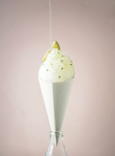 Mojito snow cone
