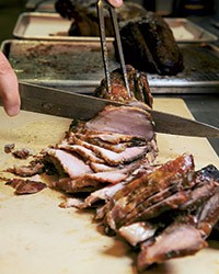 Mojo-marinated pork shoulder