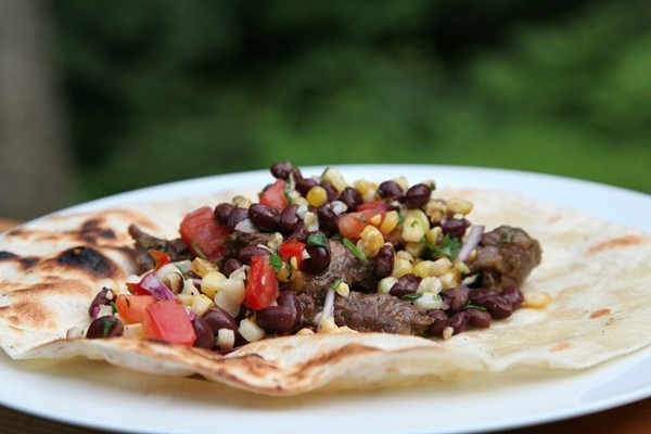Mojo-marinated skirt steak