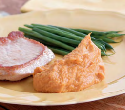 Molasses mashed sweet potatoes with ginger