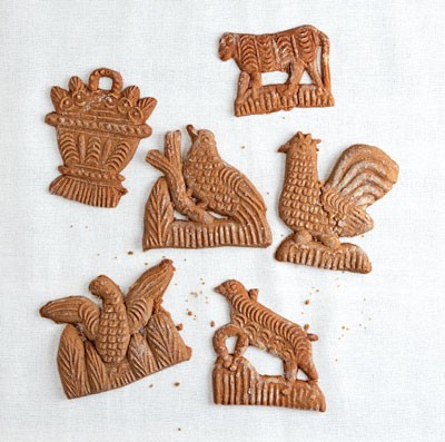Molded ginger cookies (Speculaas)