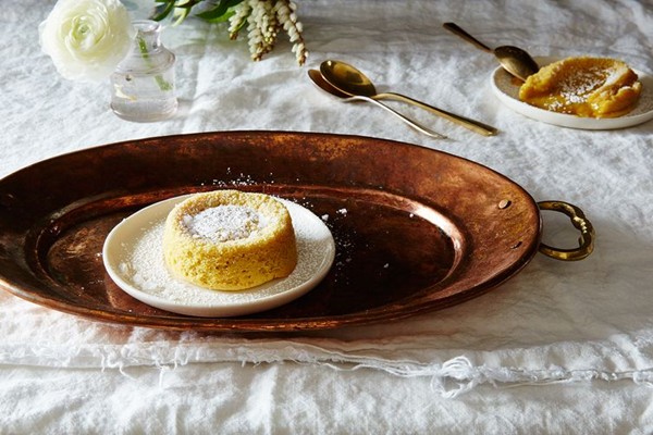 Molten tahini cakes (Tahini "soufflé")