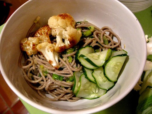 Momofuku ginger scallion noodles