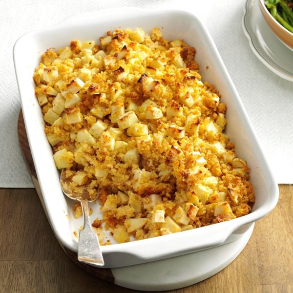 Mom’s apple corn bread stuffing