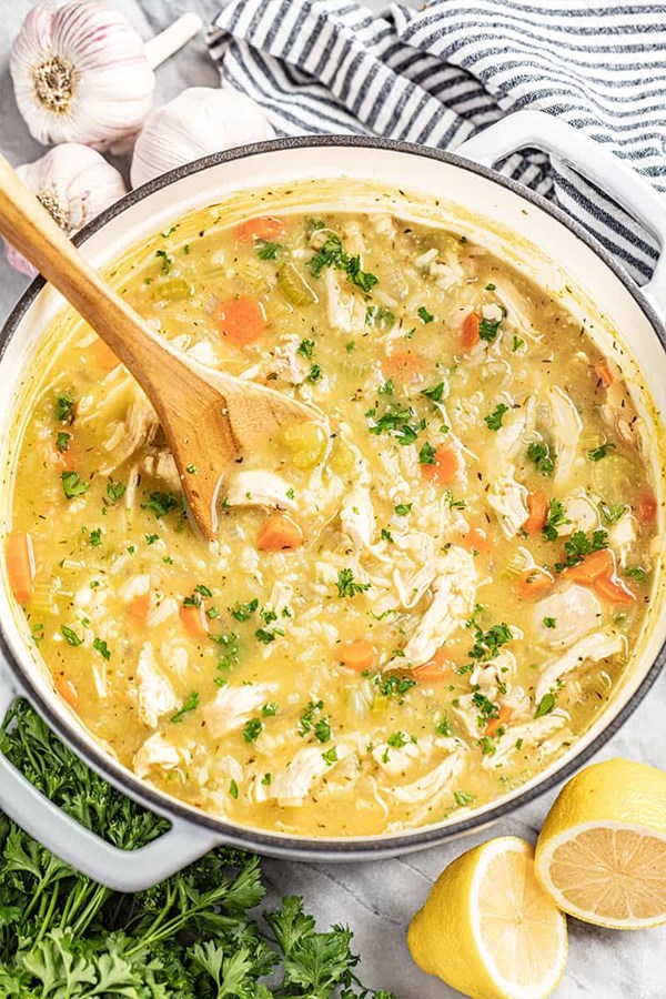 Mom's chicken and rice soup