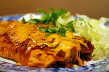 Mom's chicken enchiladas