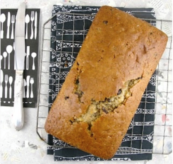 Mom's chocolate chip nut bread