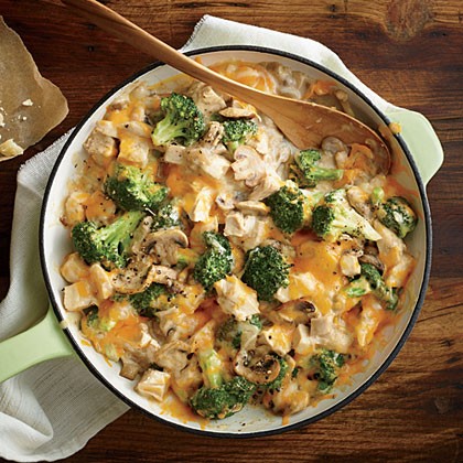 Mom's creamy chicken and broccoli casserole