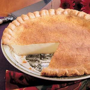 Mom’s custard pie 