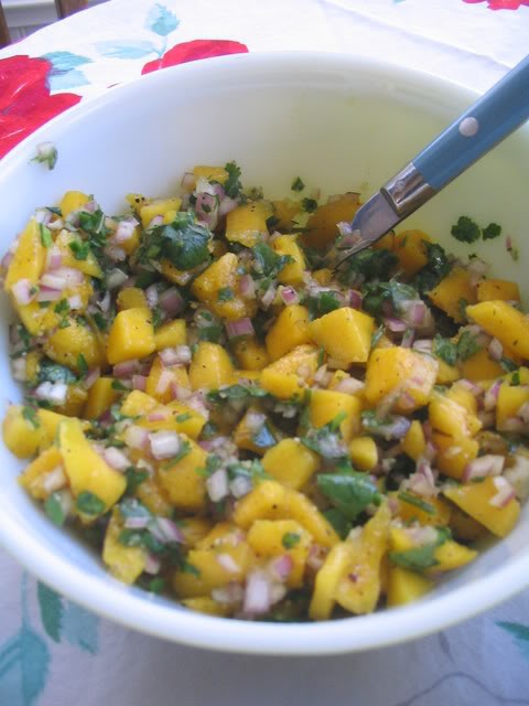 Mom's mango salsa