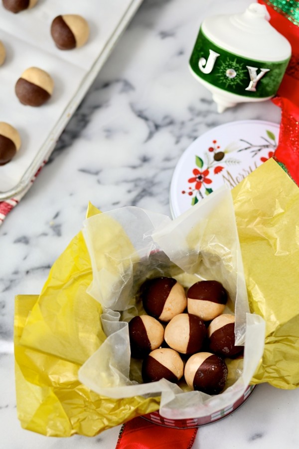 Mom's peanut butter balls