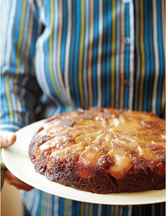 Mom's pear skillet cake