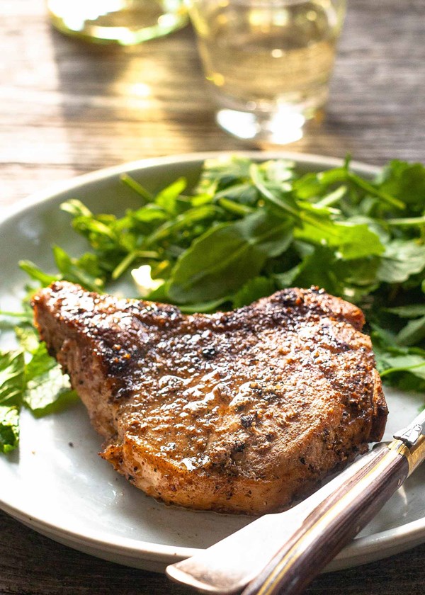 Mom's perfect pork chops