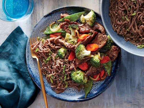 Mongolian beef and vegetables