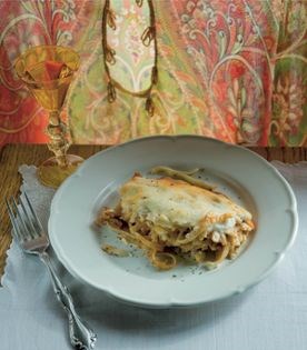 Monkfish & bavette lasagne (Pasticcio di pesce)
