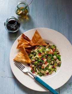 Monk's aubergine salad